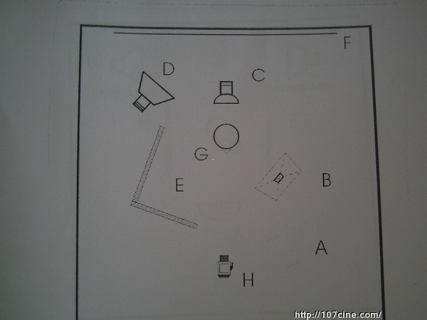 光位图(1)------基本上影棚内所能涉及到的光位图这里都有了.希望对大家了解影棚用光有一定帮助