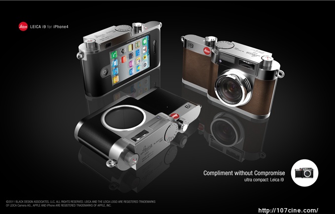 苹果迷们&Leica迷们～看过来！LEICA i9 for iPhone4 看他们的合体！