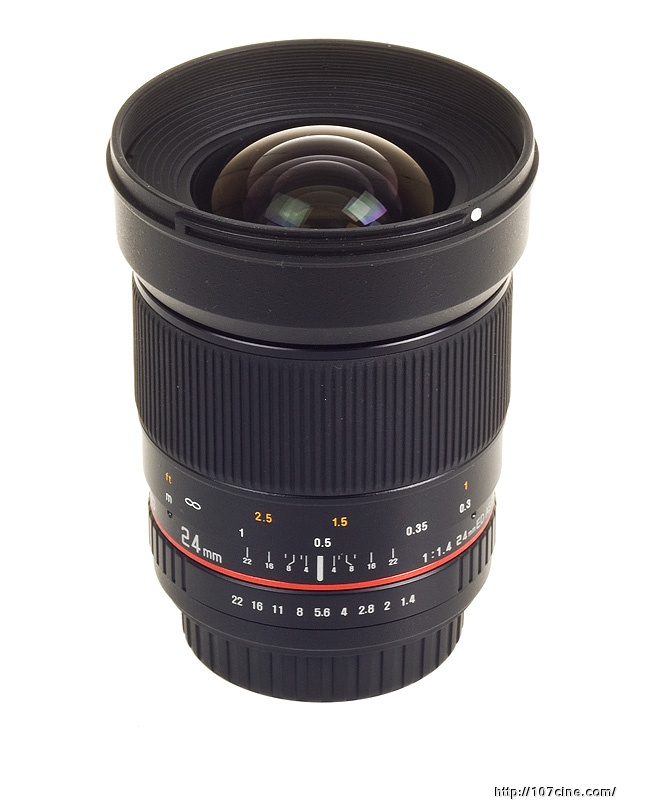 Samyang 发布一款 24mm f/1.4新镜头