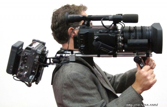 索尼非正式展出为 PMW F3摄影机开发的全新变焦镜头
