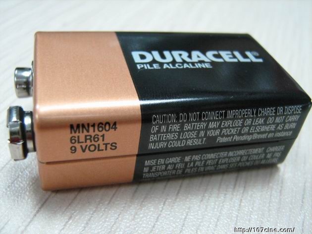 金霸王 DURACELL 9V碱性电池