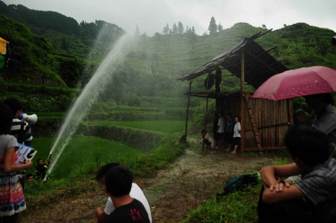 电影《行歌作月》幕后工作照