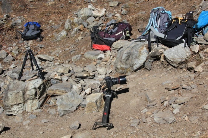 春节2人组拍摄的攀冰视频《山语》