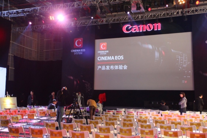 佳能C300上海车墩发布会现场