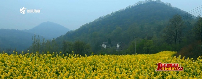 一分钟看荆门圣境山.田园