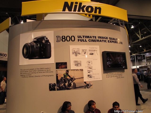 拉斯维加斯 NAB 2012现场实时报道：尼康单刀赴会，D800独秀NAB