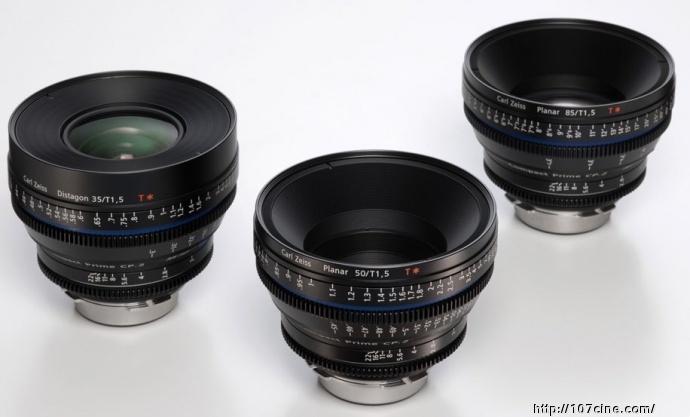 蔡司发布70-200/T2.9和3支定焦镜头