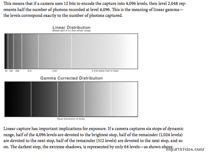 Raw Capture, Linear Gamma, and Exposure 中英文对照