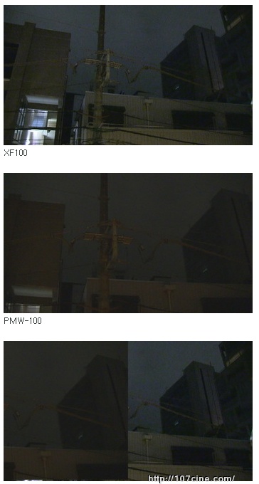 PMW——100对比XF100