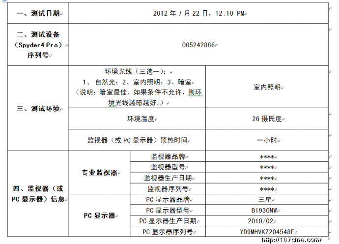 尊正色彩分析软件（测试结果）一