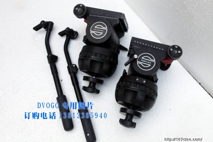 两只极品成色150MM萨拿云台 Sachtler VIEDO 30 II（介于25P与60P之间）