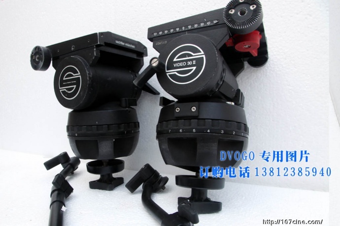 两只极品成色150MM萨拿云台 Sachtler VIEDO 30 II（介于25P与60P之间）