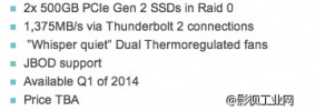 【CES 2014】LaCie莱斯宣布4K就绪！CES 2014展出新一代Little Big Disk Thunderbolt 2和1TB无线硬盘