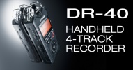 TASCAM DR40 DR-40 专业正品便携录音机 录音笔