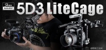 【楔石店长推荐】5D Mark III 版量身定制战衣——SKIER 5D3 LiteCage 承架套组