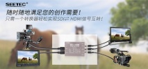 富威德、视瑞特高清转换器HDMI转SDI、SDI转HDMI、HDMI/SDI双向互转 铝合金外壳 双供电系统 SCH